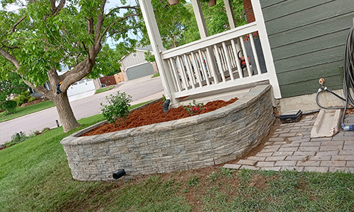 Sod and Mulch Installation